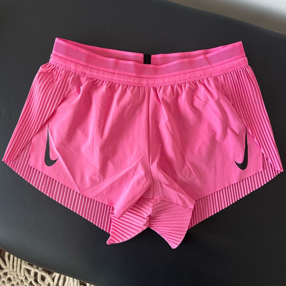 Nike Women’s Aeroswift Shorts - Small - Pink/Black